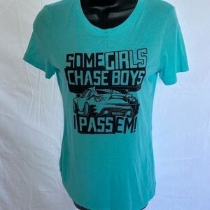 Womens Some Girls Graphic Tee T-Shirt M